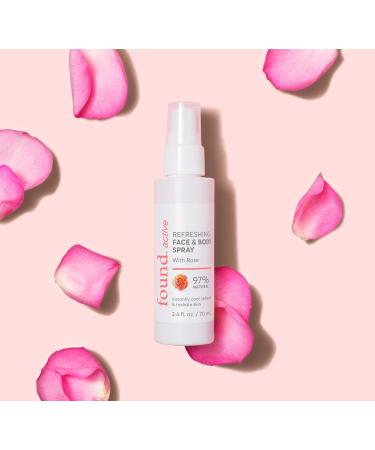 Refreshing Multitasking Face & Body Spray with Rose - Cool & Hydrate Skin 2.4 Fl Oz - International Shipping Available - Buy Online on GoSupps.com