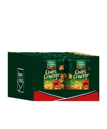 funny-frisch Chips Cracker Paprika pack of 12 (12 x 90 g)