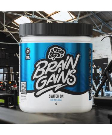 Brain Gains Switch On Original (225g) Cream Soda - Buy Online on GoSupps.com