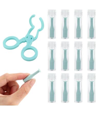 Jaeskeclip 13pcs Contact Lens Remover Set - Portable Odorless Suction Cups for Easy Eye Contact Removal & Carrying Aids - Perfect for Short Travel - Blue - Buy Online on GoSupps.com