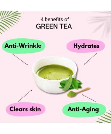 ParadiseGal 10 Anti-Wrinkle Face Masks - Korean Skin Care with Collagen, Green Tea, Glutathione, Niacinamide & Ceramide - Buy Online on GoSupps.com