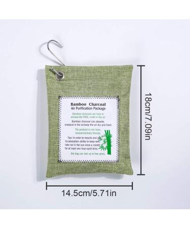 Cozylkx 200g Bamboo Charcoal Air Purifying Bag Home Odor Eliminator Air Freshener Bag for Cars and Closets Gray - Buy Online on GoSupps.com