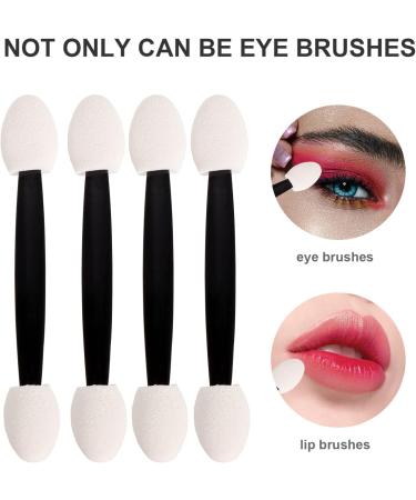 FOYTOKI 4 Double Ended Eye Shadow Stick Eyeshadow Applicator Cosmetic Brush Cosmetic Lip Mask Brush Sponge - Buy Online on GoSupps.com