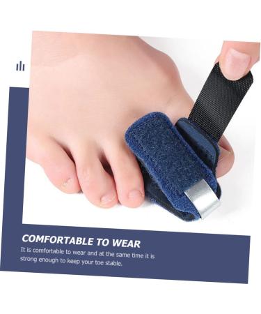 Lurrose 3pcs Toe & Finger Support Sleeves | Immobilizer Splint Set for Hammertoe, Sprains & Mallet Thumb | Blue 11.5X2.5CM - Buy Online on GoSupps.com