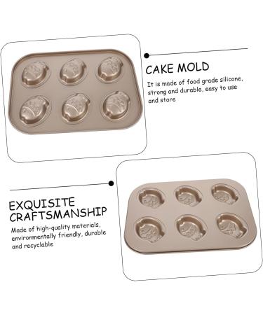 Milisten 3pcs Cake Mold 6 Cavity Baking Pan Chocolate Covered Cookies Metal Trays Stencils for Fondant Mold Cake Baking Pan Roasting Pan Non Stick Baking Pan Child Soap Carbon Steel Candy As Shownx3pcs 26.4X18.4X2.2CMx3pcs - Buy Online on GoSupps.com