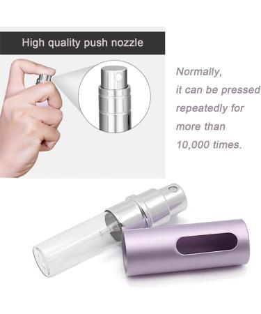 FZSECRIU Perfume Atomiser for On the Go Perfume Filler Perfume Atomiser Refillable Perfume Travel Bottle 5 ml Glass with Funnel Dropper - Buy Online on GoSupps.com