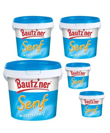 x Medium Sharp Mustard Buckets 1000ml
