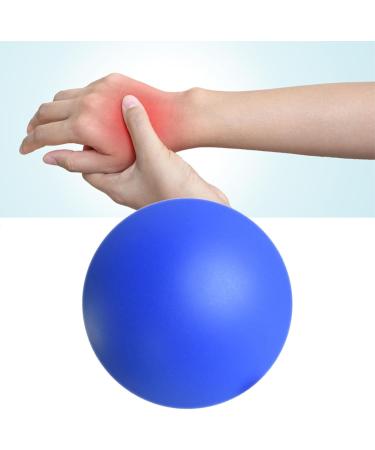Syrisora 2.48 Inch Hand Exercise Balls PU Sponge Blue Lightweight Effective Training Finger Stress Relief for Men and Women - Buy Online on GoSupps.com