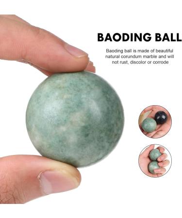 Dearma 4-Piece Solid Baoding Balls - Hand Massage & Exercise Balls for Muscle Health - Marble Green Chinese Therapy Balls - Buy Online on GoSupps.com