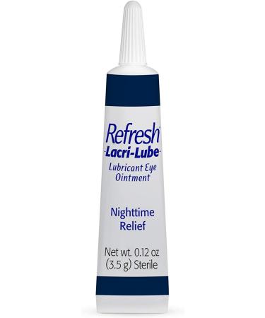 Refresh Lacri-Lube Lubricant Eye Ointment 0.12 Oz - Nighttime Relief | Sterile Formula - Buy Online on GoSupps.com