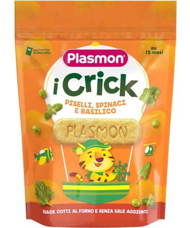  Italian Gourmet E.R. Plasmon i Crick Peas Spinach Basil 100g Sachets + 400g Box of 6 - Buy Online on GoSupps.com