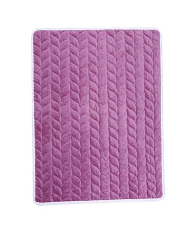 Liveinu waterproof plus fleece mattress protection anti-slip breathable incontinence cover reusable absorbent pads for babies senior breastfeeding pregnant incontinence violet 70x70cm 70x70cm violet