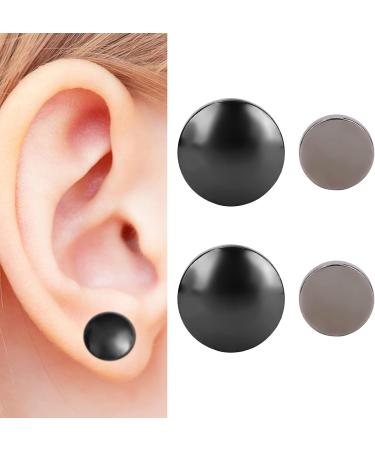 Buy Slimming Magnetic Ear Earrings - Boost Metabolism & Enhance Health (Black) - Buy Online on GoSupps.com