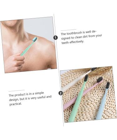 Minkissy 4-Piece Travel Toothbrush Set | Ultra Soft Bristles & Portable Case | Ideal for Adults | Durable PP Materials - Buy Online on GoSupps.com