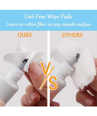 200 Lint-Free Cotton Pads for Nail Art - Premium Nail Cleaning Towels & Gel Polish Remover - Buy Online on GoSupps.com