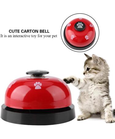FDIT Dog Door Bell - Durable Pet Training Press Bell for Toilet Training - Iron Desk Call Bell (Red) - Buy Online on GoSupps.com
