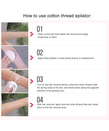 Facial Pearl Powder 0.4oz - Safe & Mild Skin Care for DIY Beauty | Ideal for Women & Cotton Thread Epilator - Buy Online on GoSupps.com