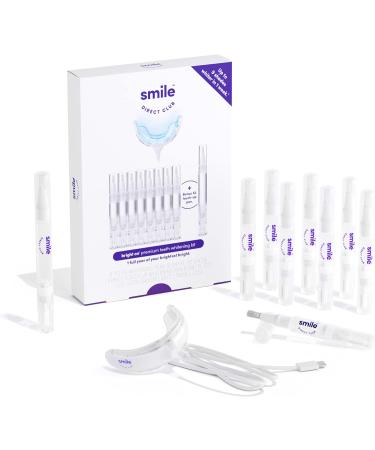SmileDirectClub Teeth Whitening Kit with LED Light - 9 Gel Pens - Professional Strength Hydrogen Peroxide - Enamel Safe - Up to 9 Shades Whiter - Buy Online on GoSupps.com