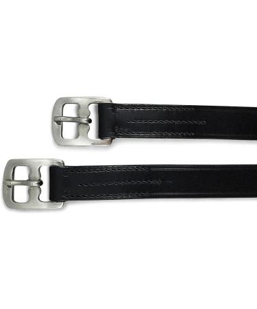 Equitack Leather Stirrup leathers - Black 42'' 42'' Black - Buy Online on GoSupps.com