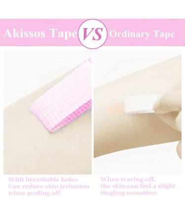 Akissos 6 Pcs Breathable Eyelash Extension Tape - Tear by Hand Fabric Tapes for Lash Extension/Lash Lift - Buy Online on GoSupps.com