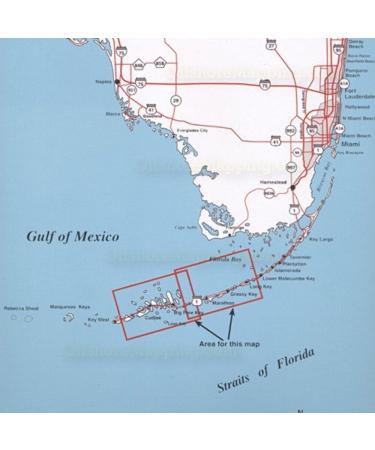 Topspot N208 Map: Middle Key to Boca Chica Key - LORAN-C & GPS Navigation - Buy Online on GoSupps.com