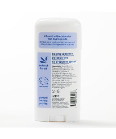 Lafe's Natural Deodorant | 2.25oz Aluminum Free Natural Deodorant Stick for Women & Men | Paraben Free & Baking Soda Free with 24-Hour Protection (Lavender & Aloe/Extra Strength 2.25 Ounce - 3-Pack) - Buy Online on GoSupps.com