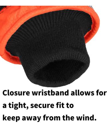 XTACER Kids Ski Snow Gloves - Pink Medium | Winter Warm Cold Weather Gloves for Boys Girls - Buy Online on GoSupps.com