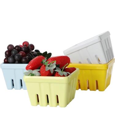 Fruit Basket Fruit Bowl Fruit Basket Farmhouse Square Bowl Rustic Kitchen Decor Fruit Bowls Fruit Baskets Kitchen Bowl Kitchen Organizers and Storage (Color : B Size : 10.5 * 7cm) - Buy Online on GoSupps.com