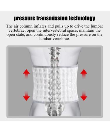 Mobyat Inflatable Decompression Belts for Lower Lumbar Spine Relief | Scoliosis Support with Compressed Air Pump & Adjustable Waist Belt - Buy Online on GoSupps.com