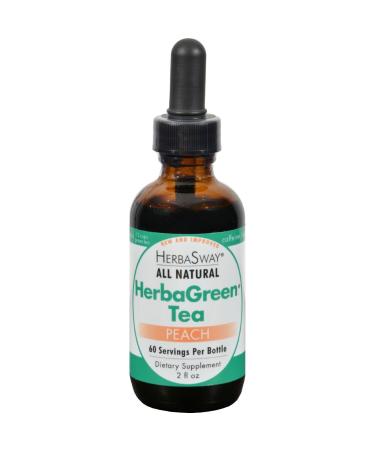 Herbasway Herbagreen Tea - PEACH Peach 2 oz2