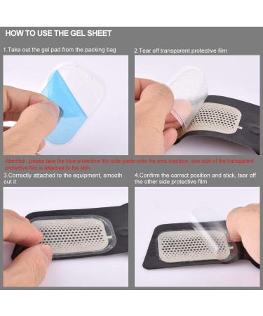 Newl Abdominal Muscle Trainer - 30 Replacement Gel Pads & Cloth Accessories | International Shipping Available - Buy Online on GoSupps.com