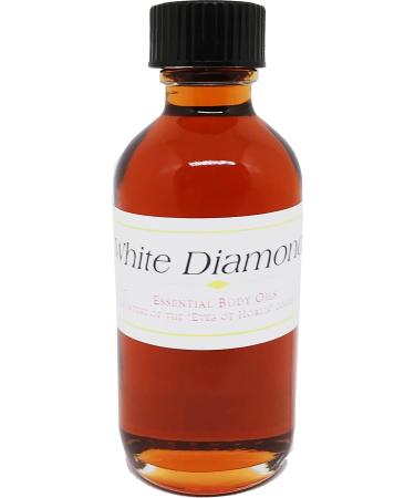 White Diamonds - Type ET For Women Scented Body Oil Fragrance Regular Cap - Brown - 2 oz. - ID#23239 2 Fl Oz (Pack of 1)