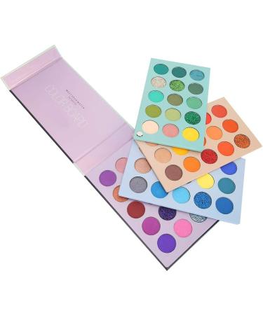 4 Layers Eyeshadow Palette 60 Colors Long Lasting Glitter Matte Powder Eyeshadow Palette - Buy Online on GoSupps.com