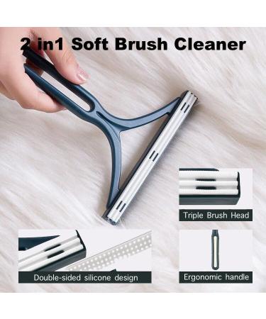 Pet Hair Remover 3PCS Dog Cat Hair Remover for Couch Reusable Lint Remover Shaver Portable Carpet Rake Scraper Brush for Rugs Clothing Pet Towers Gadgets Must Have Home - Buy Online on GoSupps.com