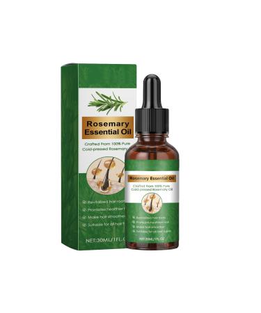 Rosemary Oil for Hair Growth Anti Hair Loss Hair Serum Rosemary Essential Oil With Peppermint Oil Coconut Oil And Castor Oil Extracts Hair Growth Oil for Women & Men 30ml
