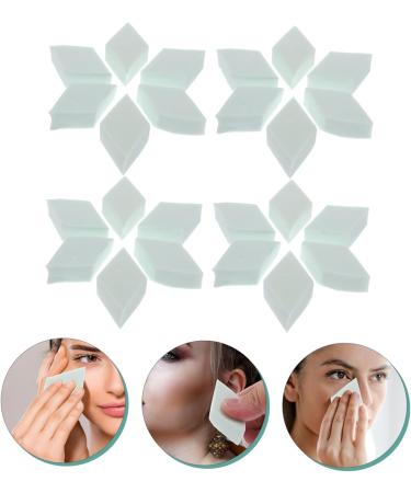 POPETPOP Makeup Wedges 2 Compressed Sponges Face Wash Sponges Esponja Limpiadora De Diamond Shape Cosmetic Puff Facial Cleansing Sponge Make up Cotton Pad Blush Applicator Powder Puff - Buy Online on GoSupps.com