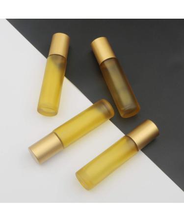 PXYELEC 10ML Essential Oil Roller Bottles - 10 Pack for Aromatherapy Perfumes & Lip Balm - Yellow Sample Bottles - Buy Online on GoSupps.com