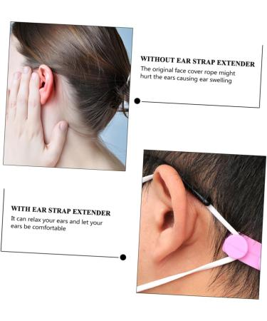 CLISPEED 12pcs Earring Mask Hook - Protective Silica Gel Ear Extension Rope - 15.8x1.5cm - Buy Online on GoSupps.com