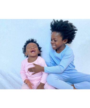 DreamBuy Ribbed Pyjama 6-7 Years Sweet Pink - Unisex Boys/Girls Loungewear, Baby Clothes, Women/Men Pyjamas - 20 Colors Available - Buy Online on GoSupps.com