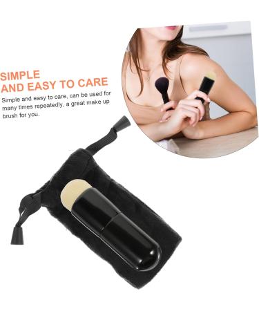 POPETPOP Makeup Brush Travel Powder Brush Cosmetic Tools Foundation Brush Make up Brush Blush Brush Makeup Supplies Foundation Applicator Cosmetic Applicator Paint Wood Dense - Buy Online on GoSupps.com