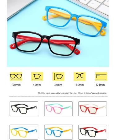 Tofox Children's Blue Light Filter Glasses - Anti-UV TR90 Frame for Boys & Girls | Safe & Stylish Color 5 - Buy Online on GoSupps.com