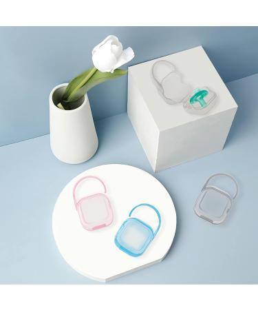 LANEYLI Pacifier Case 2 Pack - Clear Hook Design | Pacifier Holder & Binky Holder Accessories - Buy Online on GoSupps.com