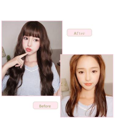 60cm Wavy Clip-in Hairpieces for Thin Hair - Brown/Black | International Shipping Available - Buy Online on GoSupps.com