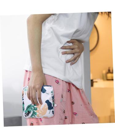 Buy Wofashpuret 4-Piece Travel Storage Bag Set for Women's Bandages Tampons & Feminine Pads - High Capacity Cotton Diaper Bag Organizer - Buy Online on GoSupps.com