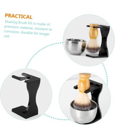 Buy Minkissy Stainless Steel Shaving Set with Bowl & Stand | Safety Razor & Brush Holder | Perfect Gift for Dad | Multi-Color Options Available - Buy Online on GoSupps.com