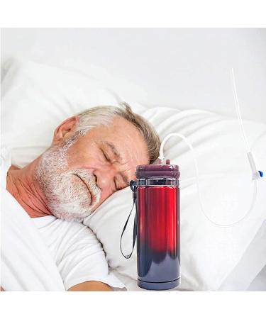 Spill Proof Cups for Adults Choke Proof Adult Sippy Cup for Elderly Spill Proof 1.2m Long Straw Insulation Stainless Steel Convalescent Feeding Cup for Elderly Disabled Patient - Buy Online on GoSupps.com
