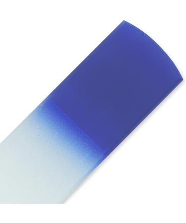 Handmade Czech Tempered Glass Foot Scrubber | Corn & Dead Skin Remover | Pedicure Rasp | Cyan Blue - Buy Online on GoSupps.com