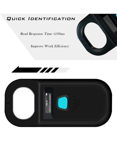 Buy Smoostart Pet Microchip Scanner - ISO11784/FDX-B Chip Reader for Dogs & Cats | Save 128 Data - W90A Black - Buy Online on GoSupps.com