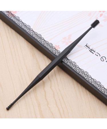 Silicone Double Head Ear Pick Spoon | 360 Degree Soft Design | Earwax Remover and Cleaner in Black - Buy Online on GoSupps.com