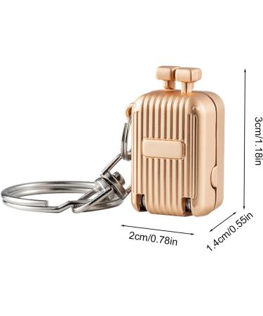 Paodduk Thick Nail Cutter Folding Nail Cutter | Keychain Nail Cutter Clipper | Adults Kids Nail Cutting Polishing Manicure Trimmer for Business Trips Gold S - Buy Online on GoSupps.com